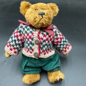 Boyd’s Bears Eddie Bean Bauer #9119 Teddy Bear with Sweater and Pants